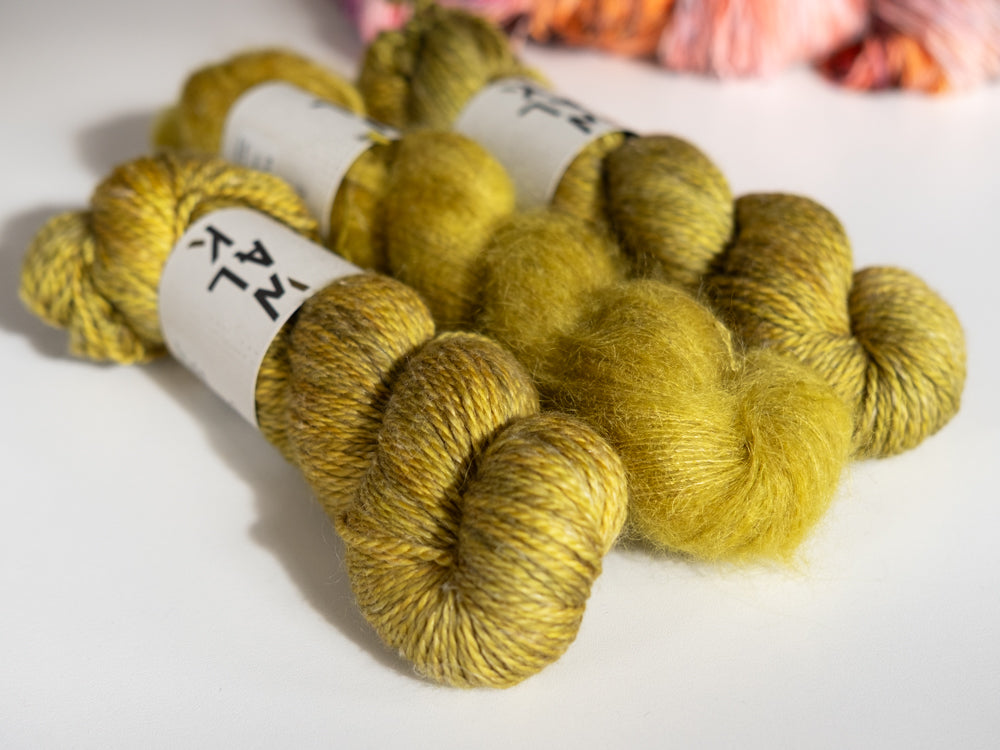 YARN SET &quot;COLLARCOEURDIGAN&quot;